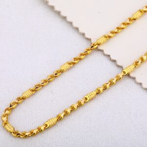 22KT Gold Hallmark Mens Classic Choco Chain MCH448