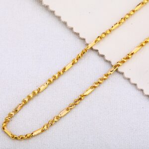 22KT Gold Mens Classic Choco Chain MCH454