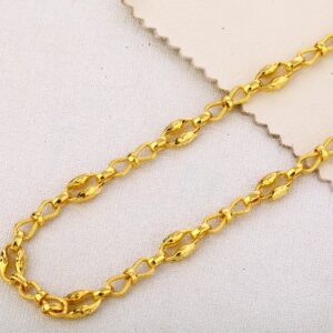 916 Gold Mens Hallmark Delicate  Choco Chain MCH621