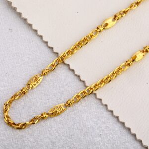 916 Gold Mens Hallmark Designer  Choco Chain MCH413