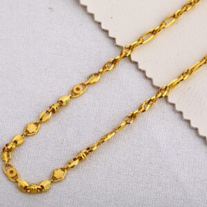 916 Gold Mens Delicate Choco Chain MCH406