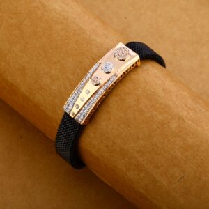 750 ROSE Gold Exclusive Leather Bracelet MLB293