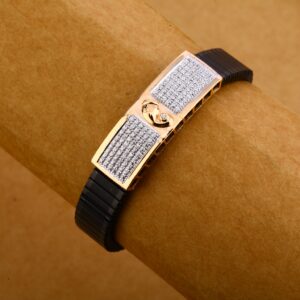 750 ROSE Gold Delicate Leather Bracelet MLB294