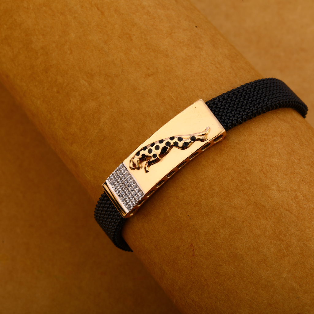 18CT Rose Gold Delicate Hallmark  Mens Bracelet MLB316