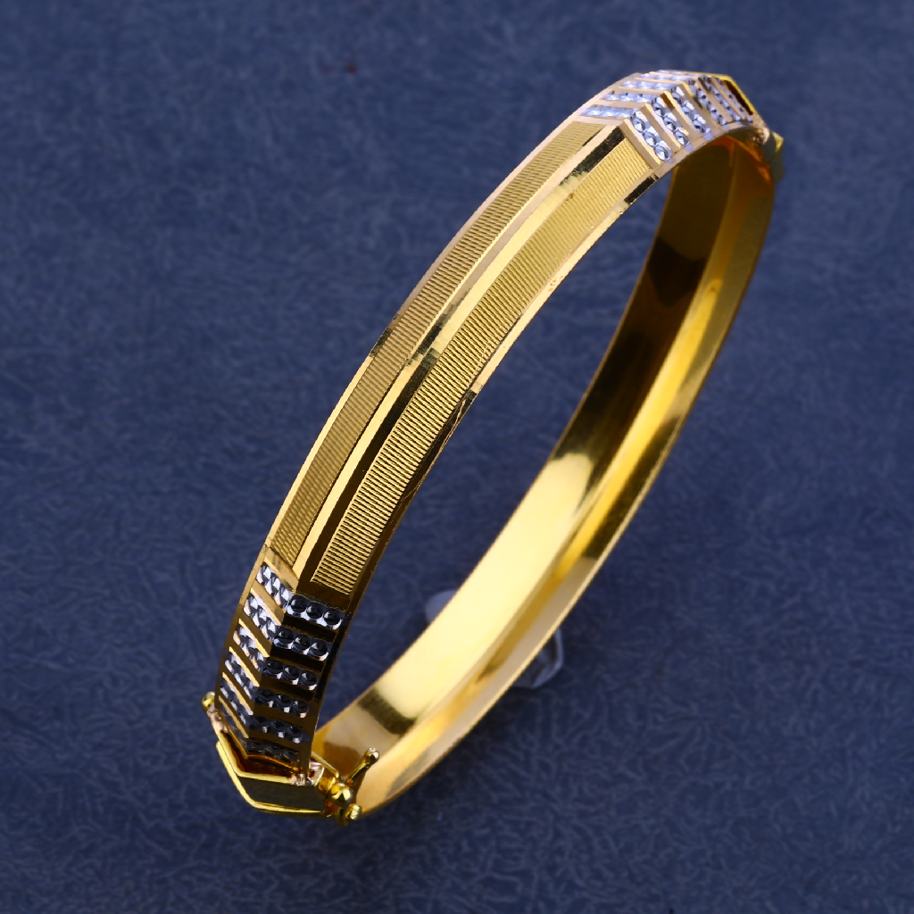 22KT Gold Mens Punjabi Exclusive Hallmark Kada MPLKB85