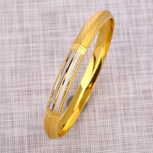 916 gold classic lock kada bracelet  mpkb22