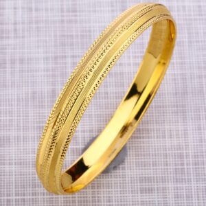 916 Gold Mens Exclusive  Punjabi Lock Kada MPKB34