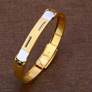 916 Gold Hallmark Classic Mens Casting Kada MKB21