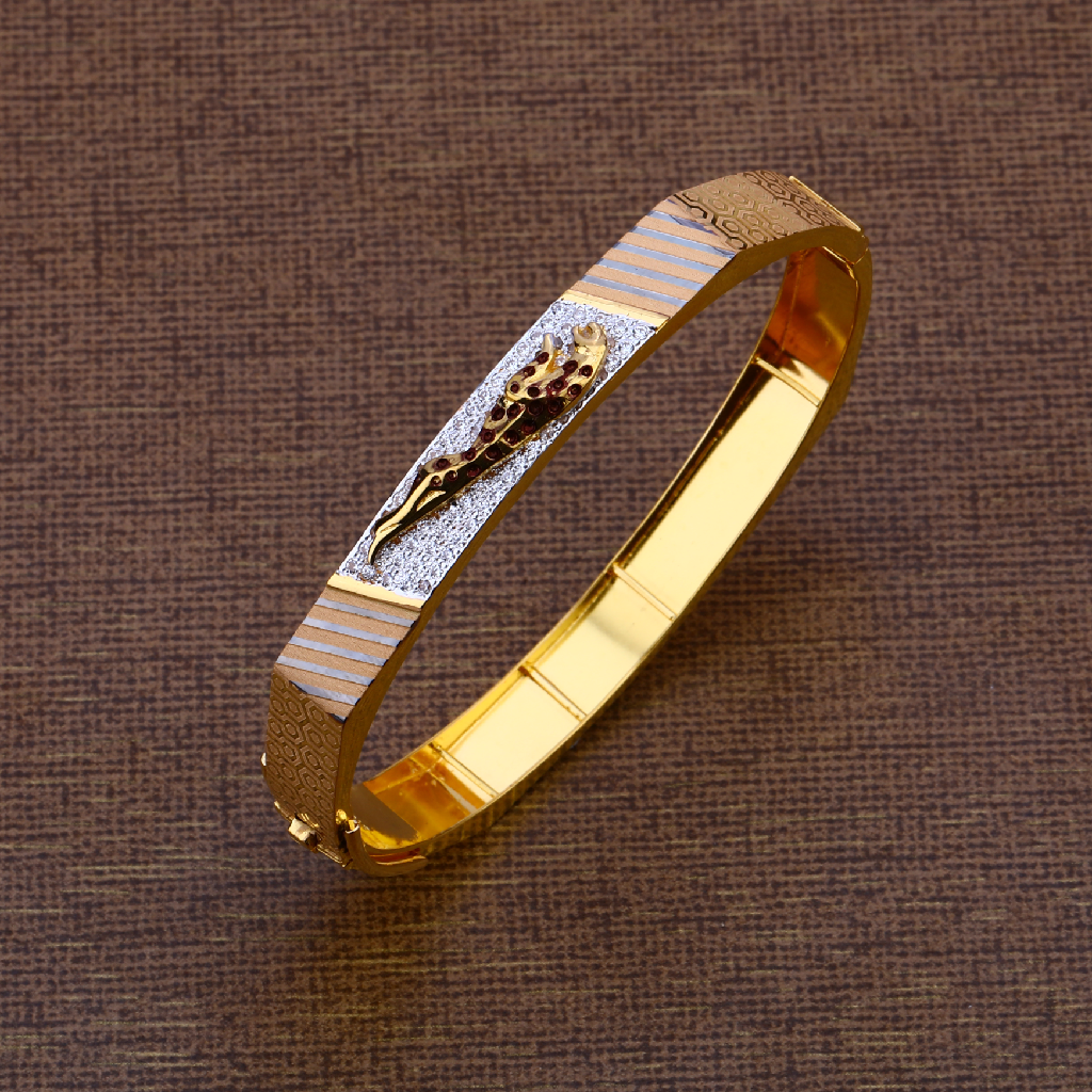 916 Gold Stylish Casting Kada MKB23