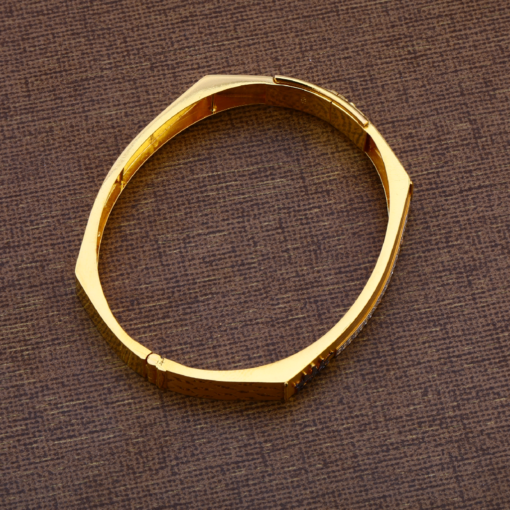 916 Gold Delicate Casting Kada MKB27 - Image 2