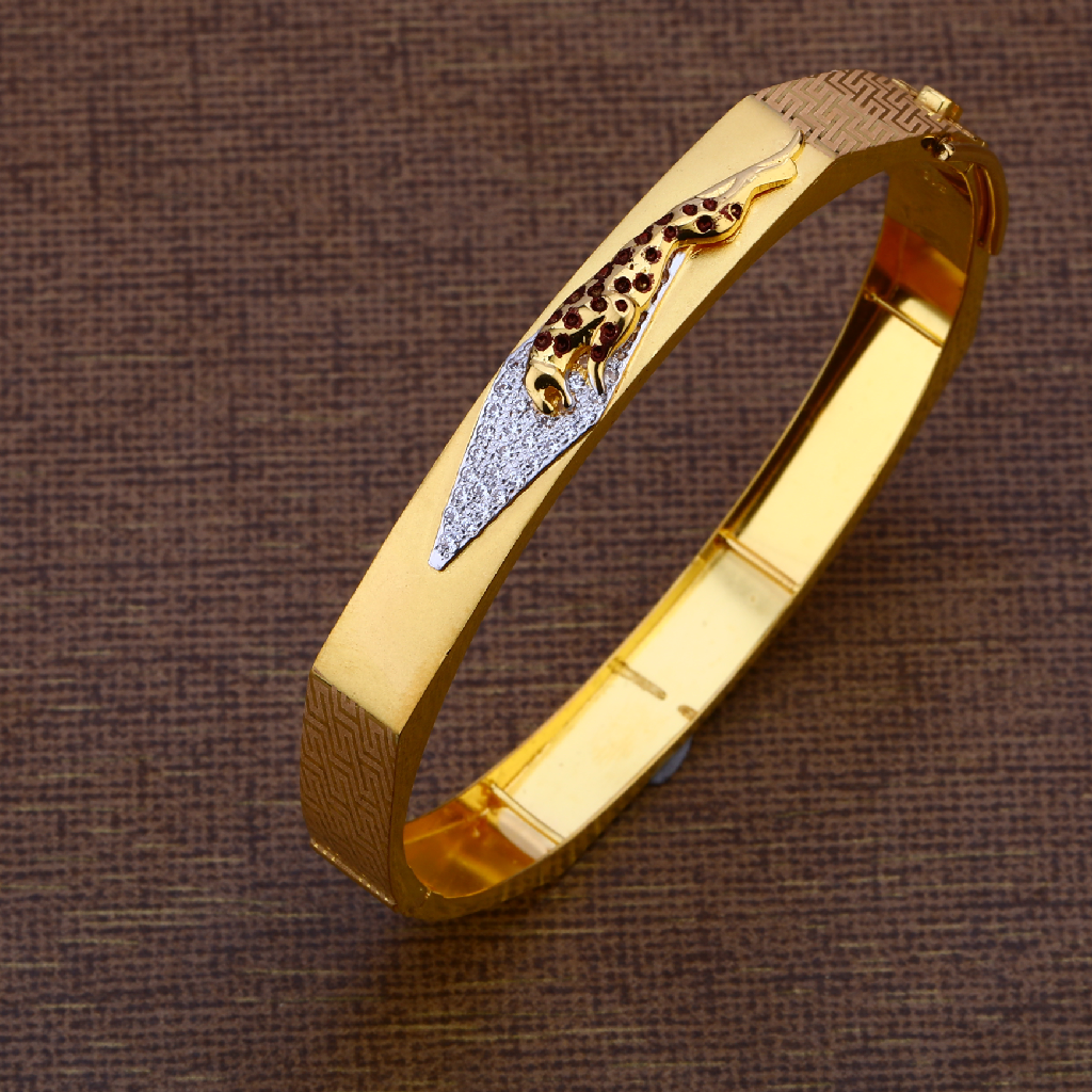 916 Gold Designer Casting Kada MKB28