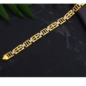 22KT CZ Gold Men's gorgeous Casting Bracelet MCB106