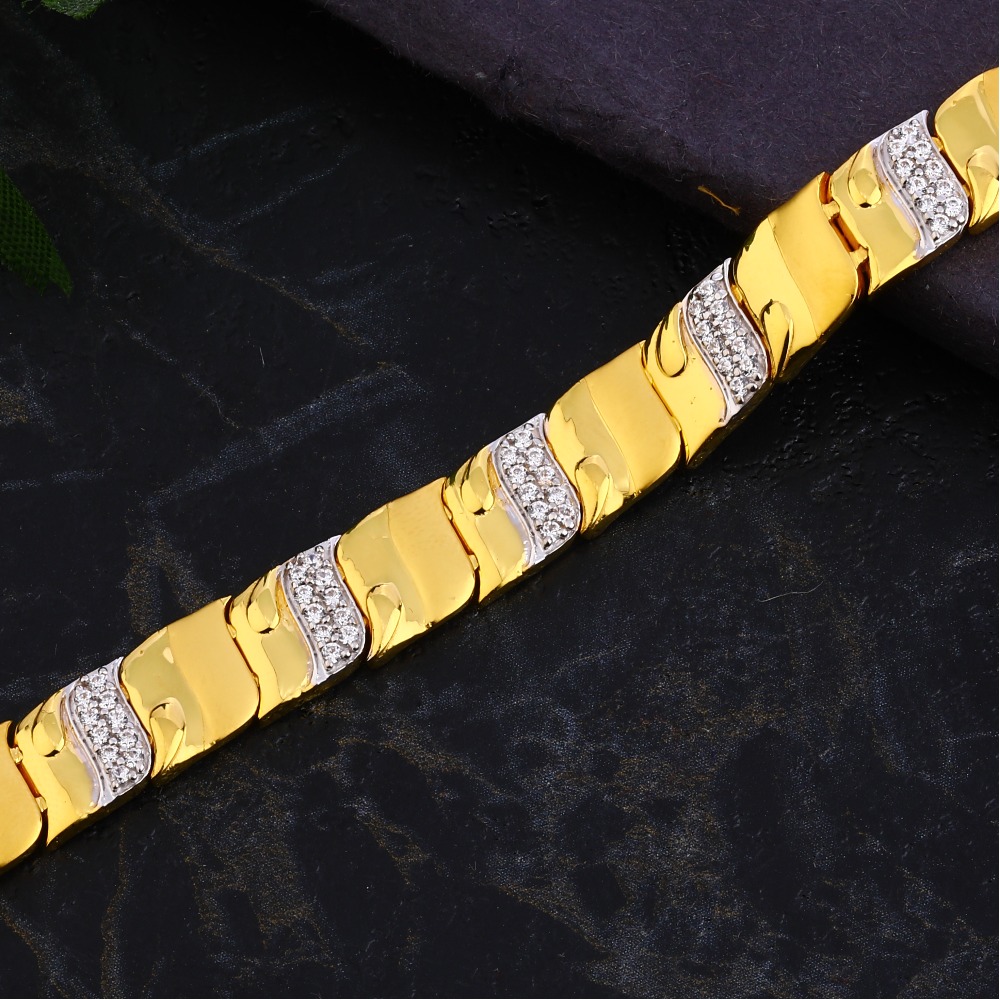 916 Gold Men's Classic Casting Bracelet MCB112 - Image 2