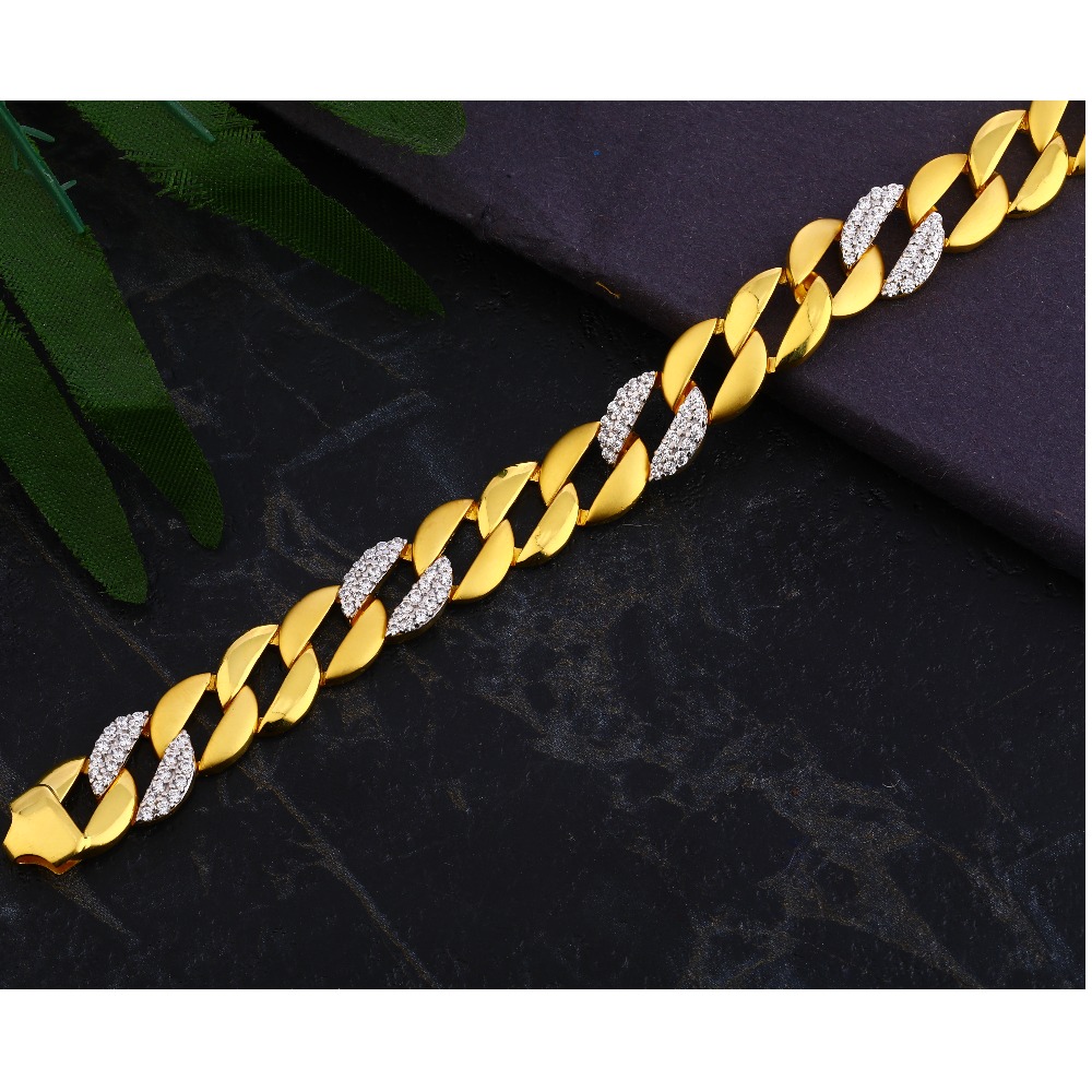 916 Gold Men's casting Bracelet MCB111