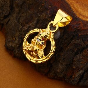 750 Gold Hollow Fancy  Pendant HLP145