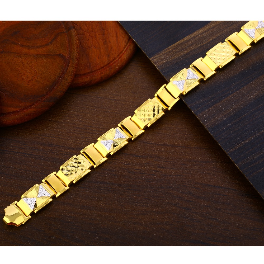 916 Gold Men's exclusive Hallmark Bracelet MPB376