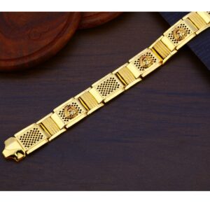 916 Gold Men's Stylish Bracelet MPB235