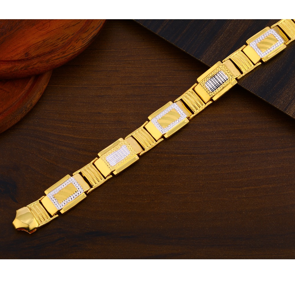 22CT Plain Gold Gorgeous Gentlemen's Bracelet MPB270