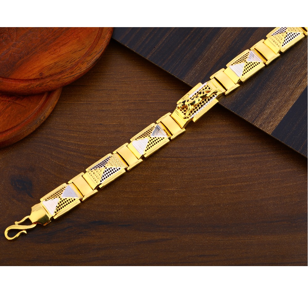 22CT Plain Gold exclusive Gentlemen's Bracelet MPB268