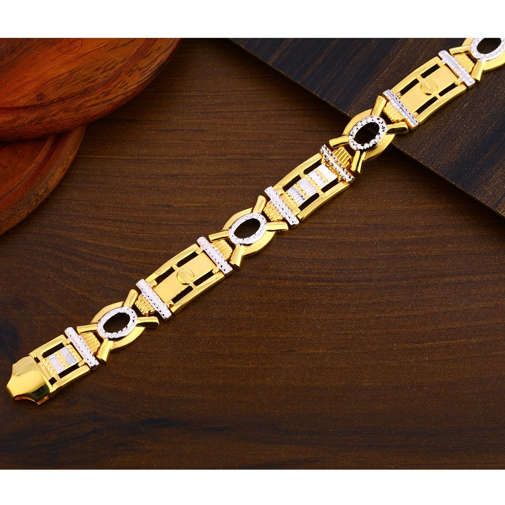 22CT Plain Gold Delicate Gentlemen's Bracelet MPB267