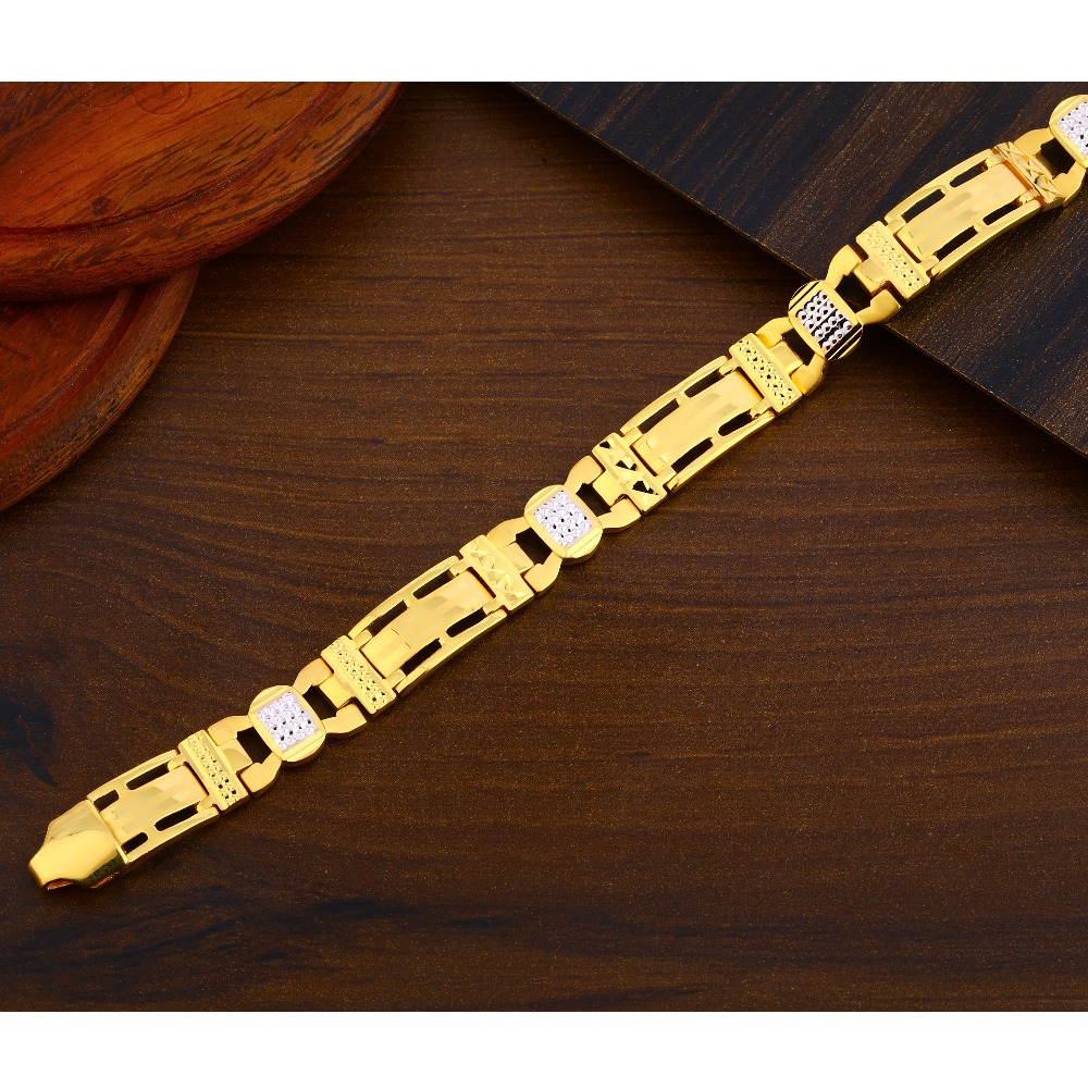 22CT Plain Gold Classic Gentlemen's Bracelet MPB265