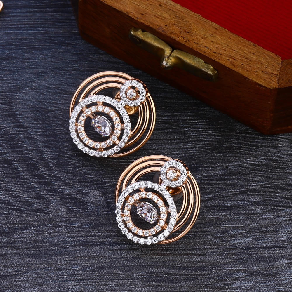 750 Rose Gold Designer Women's Necklace Set RN289 - Image 2