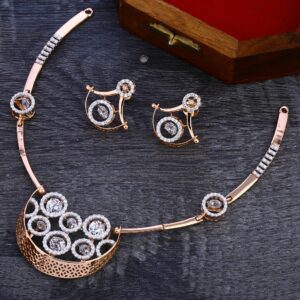 750 Rose Gold Women's Necklace Set RN287