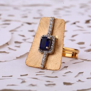 18CT Rose Gold Fancy Women's Hallmark Ring RLR629