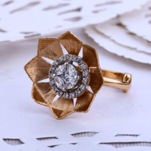 18CT Rose Gold Exclusive Ladies Ring RLR620