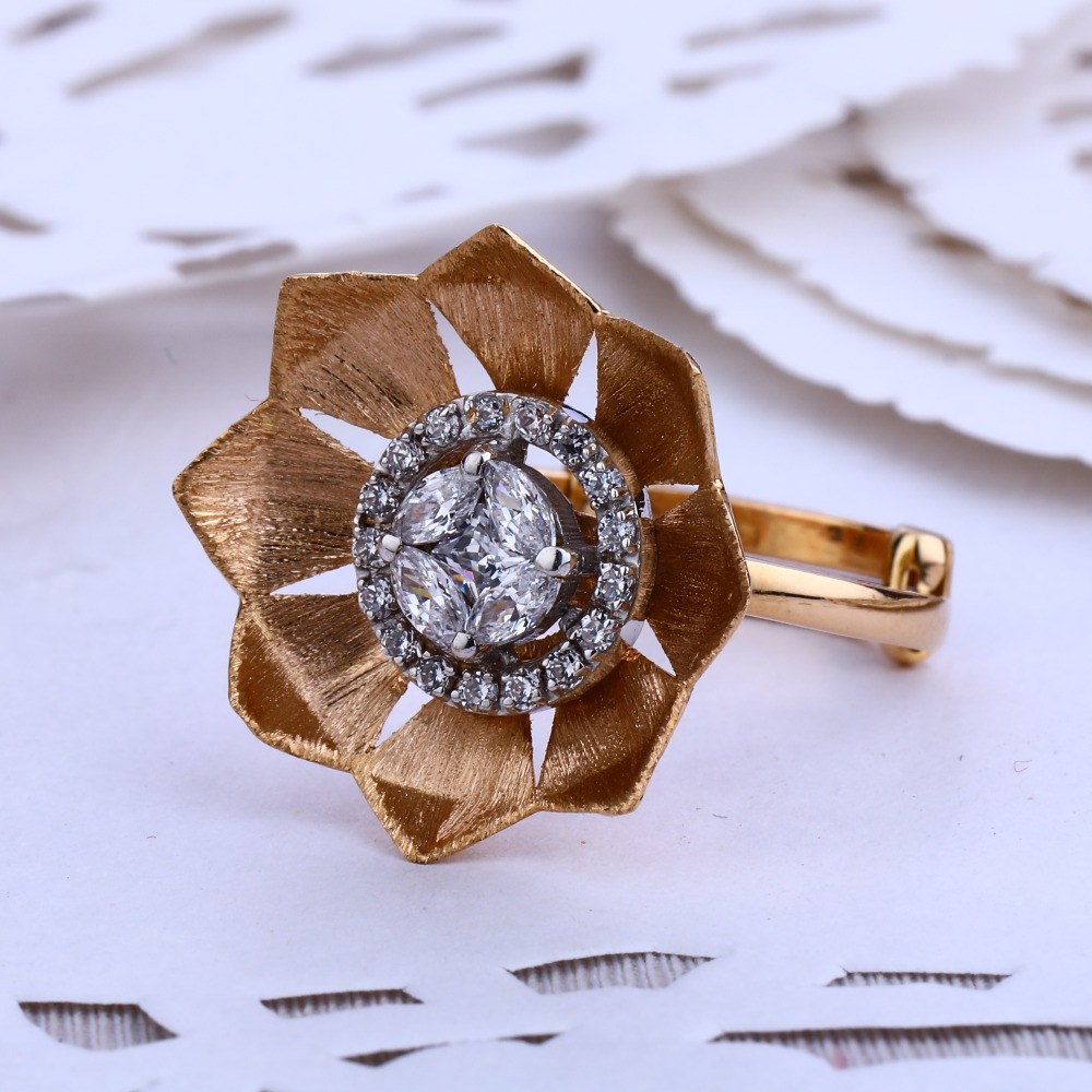 18CT Rose Gold Exclusive Ladies Ring RLR620