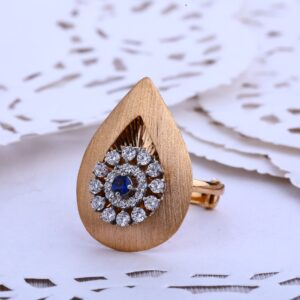 18CT Rose Gold designer Ladies Ring RLR619