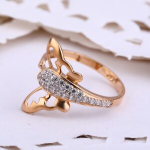 18KT Rose Gold stylish Women's Ring RLR616
