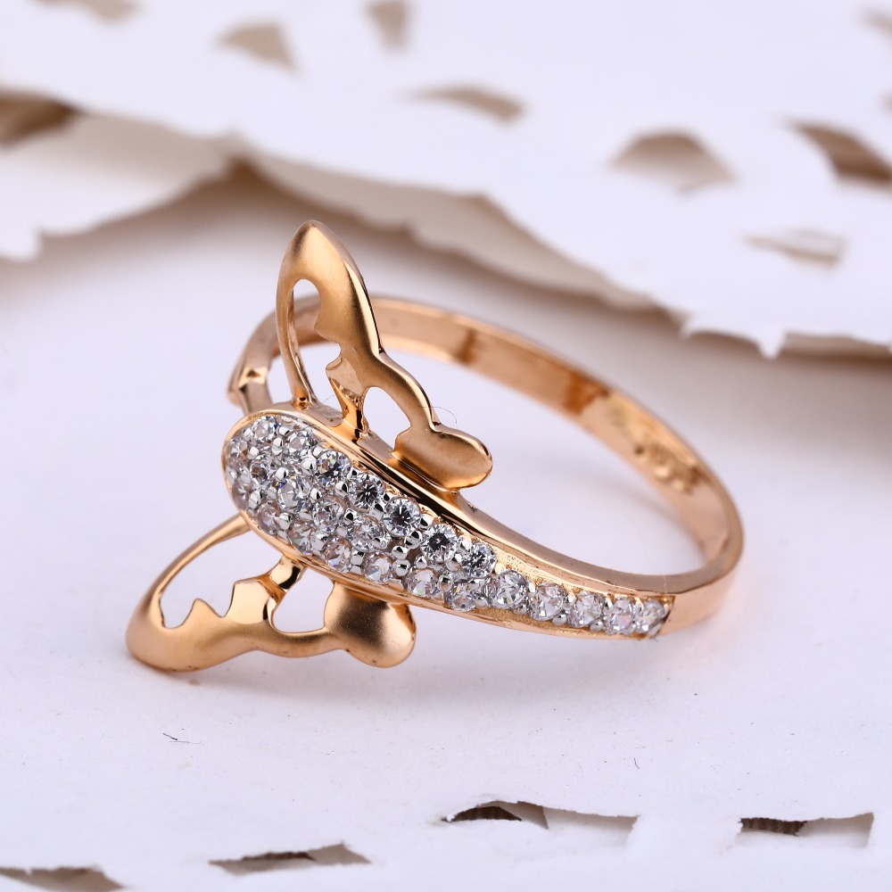 18KT Rose Gold stylish Women's Ring RLR616