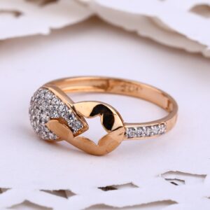 18KT Rose Gold Women's Ring RLR609
