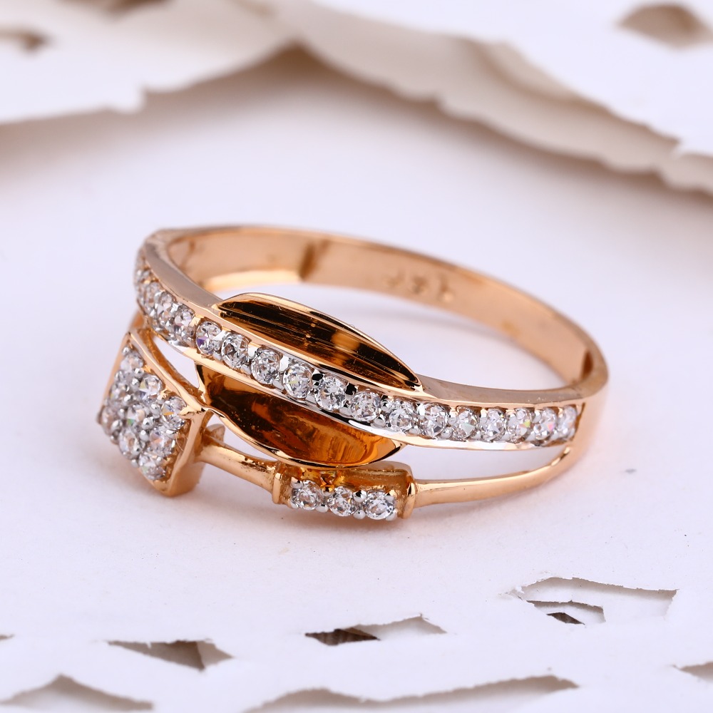 18KT Rose Gold Gorgeous Ladies Ring RLR599