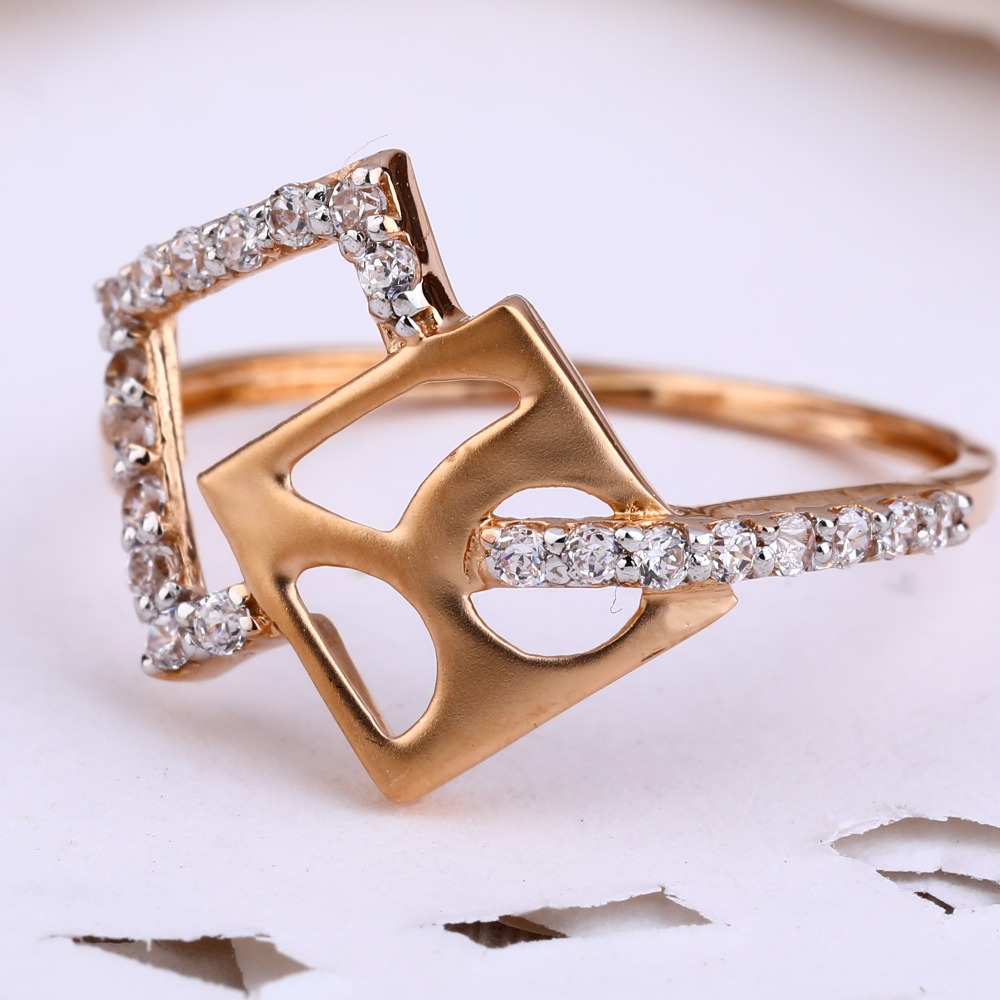 18KT Rose Gold Fancy Ladies Ring RLR598