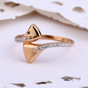 18KT Rose Gold Designer Ladies Ring RLR595