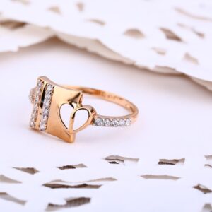750 Rose Gold exclusive Ladies Ring RLR581