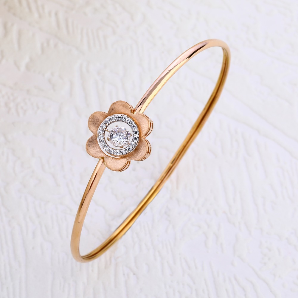 18KT Rose Gold Designer Ladies Bracelet  Kada RLKB313