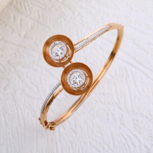 18KT Rose Gold Classic Ladies Bracelet  Kada RLKB312