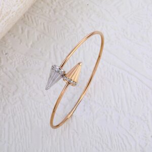 18KT Rose Gold CZ Designer Ladies Bracelet RLKB289
