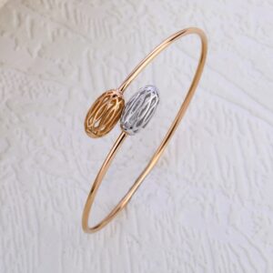 18KT Rose Gold CZ Classic Ladies Bracelet RLKB288