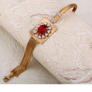 750 Rose Gold Hallmark Kada Bracelet RLKB279