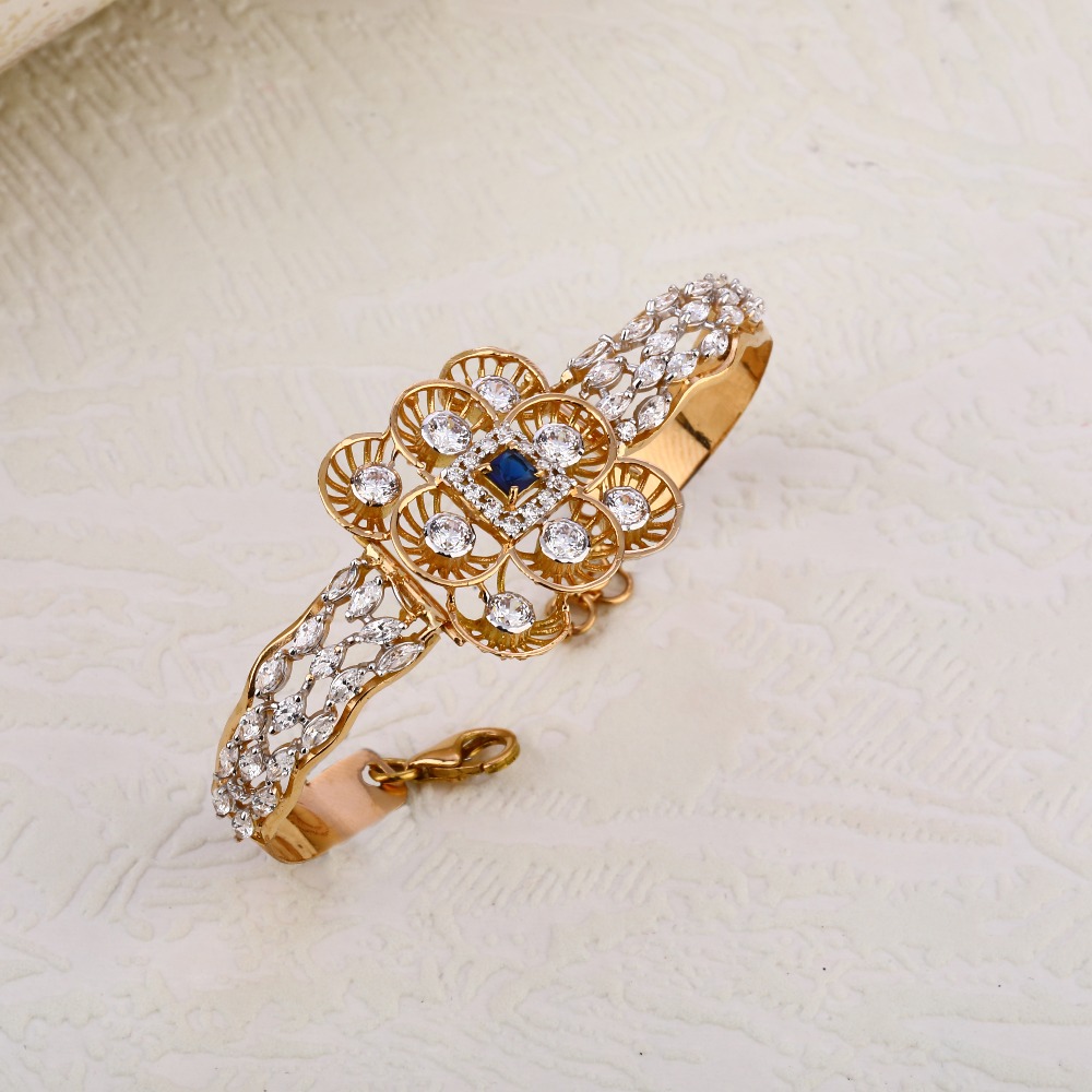 750 rose gold classic lades kada bracelet rlkb272