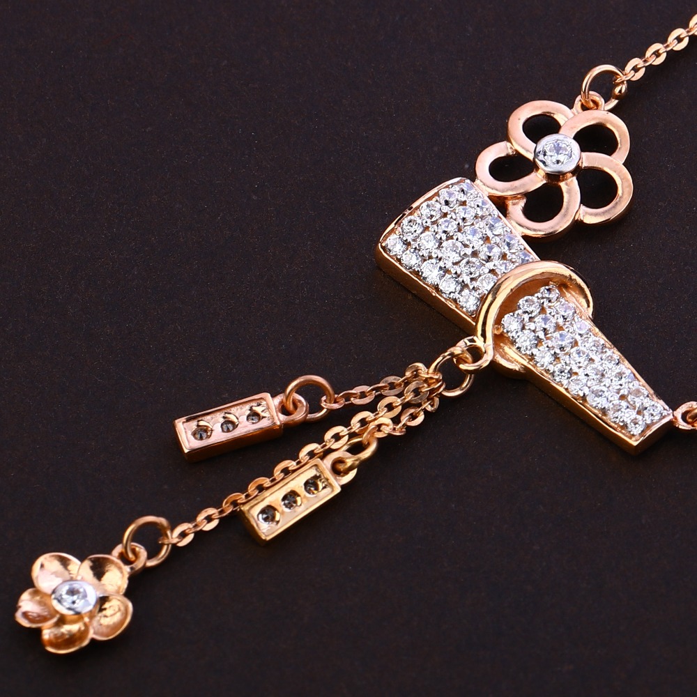 750 Rose Gold Delicate Tanmaniya RTM335 - Image 2
