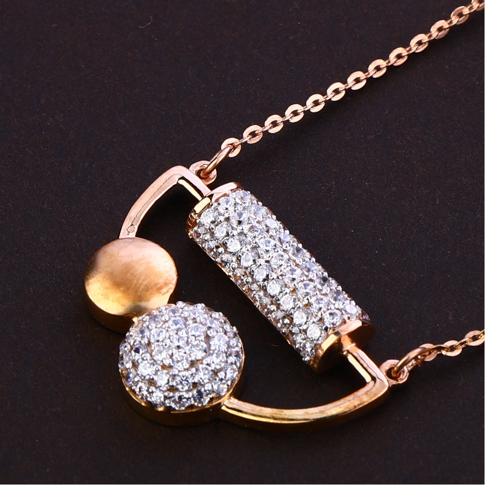 750 Rose Gold Designer Tanmaniya RTM337 - Image 2