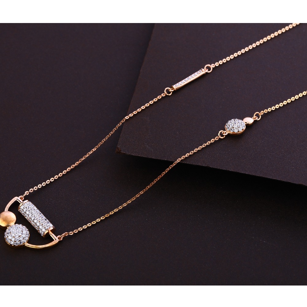 750 Rose Gold Designer Tanmaniya RTM337