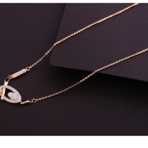 750 Rose Gold Delicate Ladies Necklace Tanmaniya RTM328
