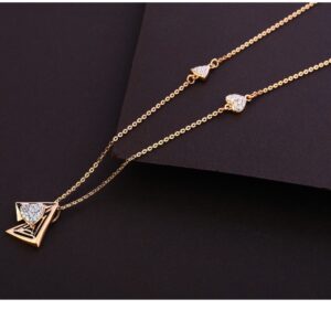 750 Rose Gold CZ  Gorgeous Women's Tanmaniya RTM323