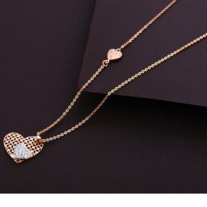 750 Rose Gold CZ  Delicate Women's Tanmaniya RTM320